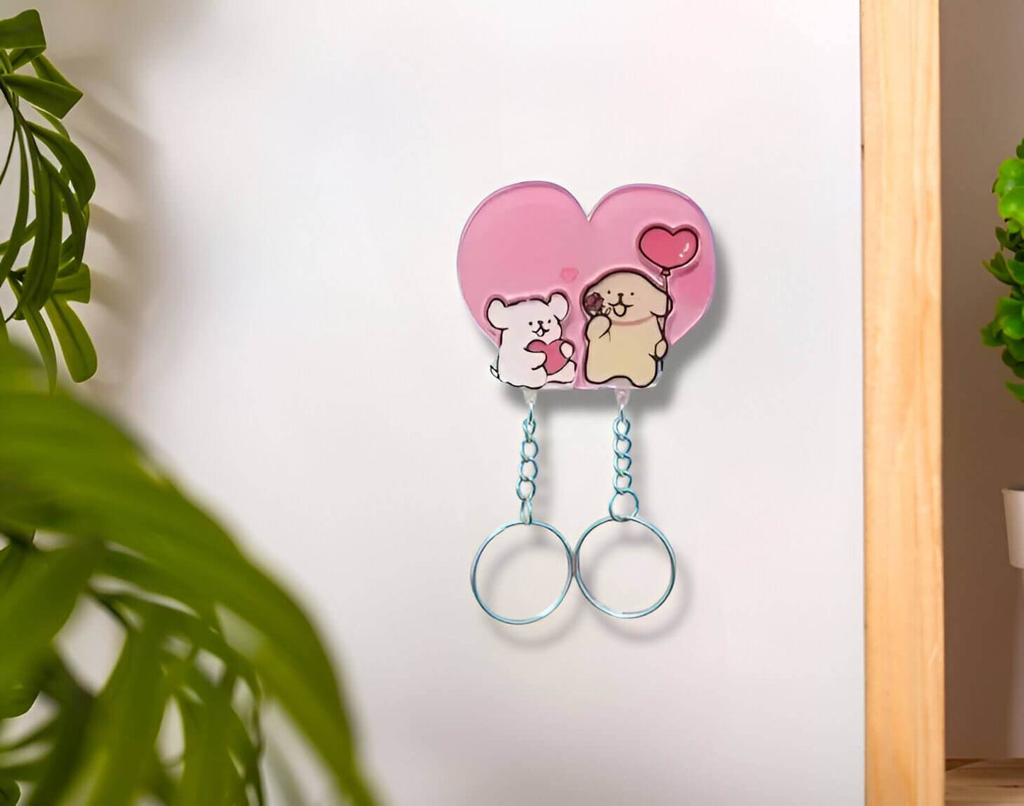 Disney_Couple_Keychain_Pink