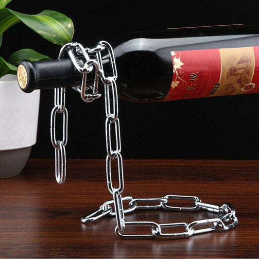 Multifunctional Metal One Bottle Wine Display Racks Stand Holder Kitchen, Dining Room,Cellar, Bar Shelves