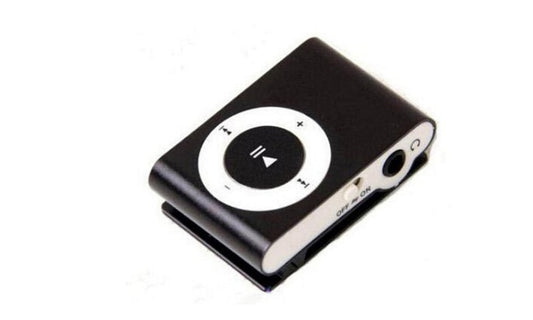 Lettore MP3 portatile con specchio, mini clip MP3 player, impermeabile, per sport