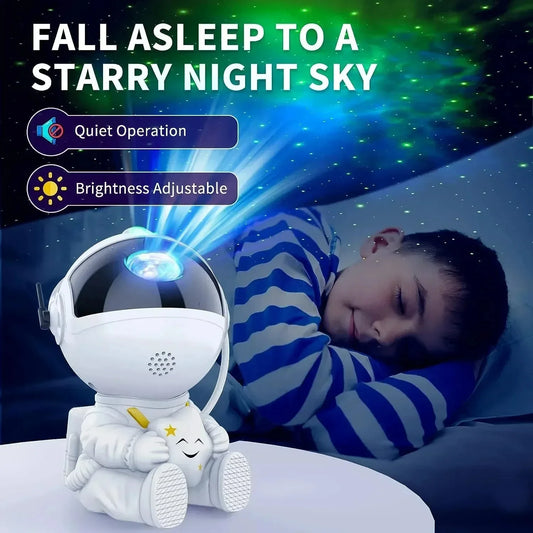 Galaxy Star Astronaut proiettore LED Luce notturna Cielo stellato Porjectors lampada decorazione camera da letto camera da letto decorativa per bambini regali