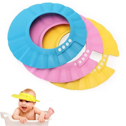 Cappello protettivo morbido per il bagno del bambino, protezione durante il lavaggio dei capelli